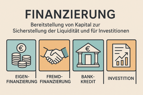 Kredit Finanzierung schematische Darstellung